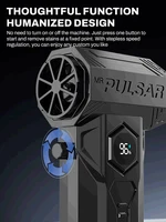 Souffleur d'air X11 Super puissant 990000 tr/min, plumeau d'air comprimé, affichage du consommation d'électricité, ventilateur à Jet sous vide pour voiture 5