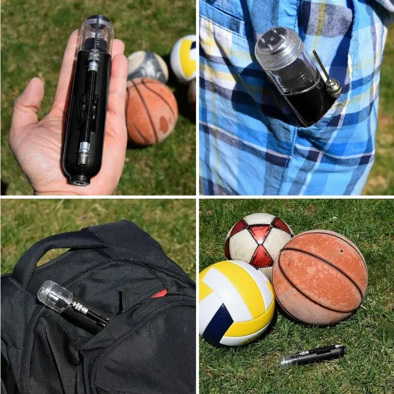 Sport Pump Portable Soccer Air Pump Ball For Sports Balls Volleyball Football Accessories Equipment Inflation Devices ball pump
