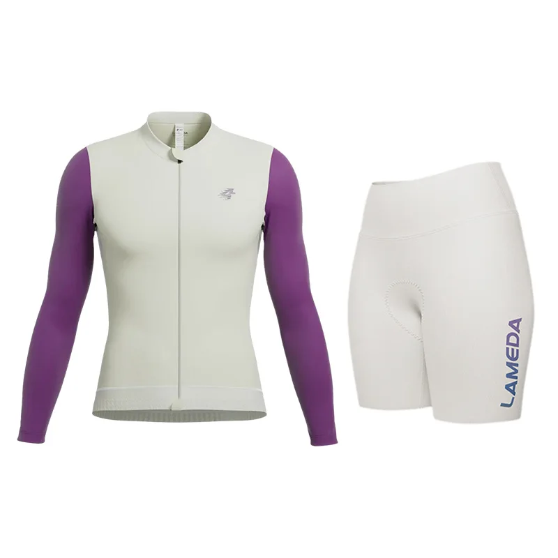 Cycling Clothes For Women Quick Drying Cycling Shirt Bib Shorts Breathable Long Sleeves cycling jersey cycling shirt