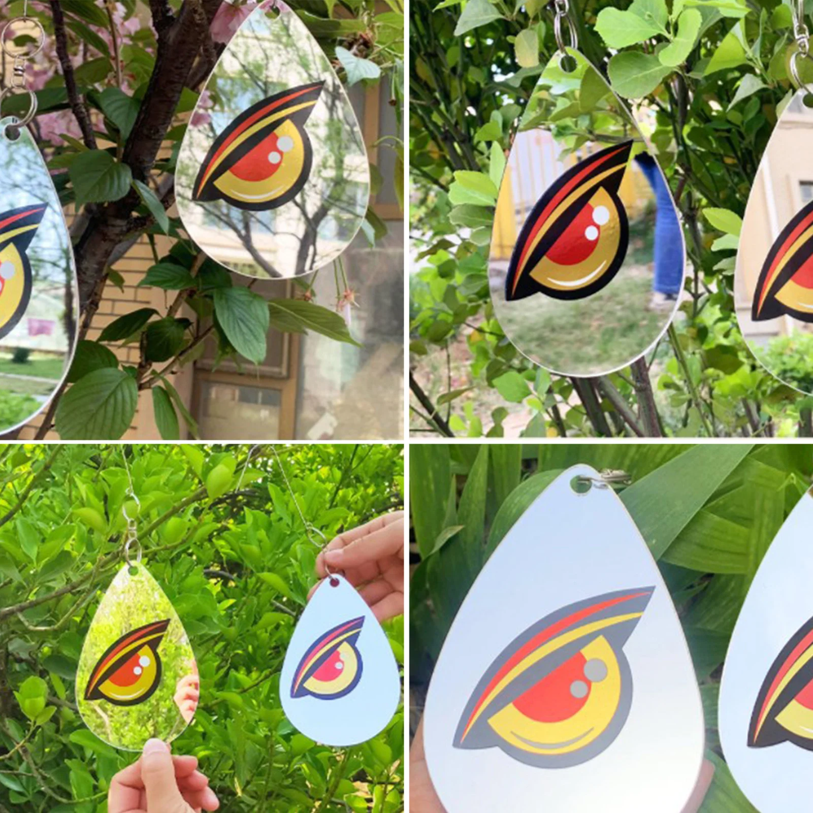 Owl Eye Pattern Bird Repelling Reflective Bird Repelling Birds De-Terrent Device To Keep Birds Away From Barns Garden Windows