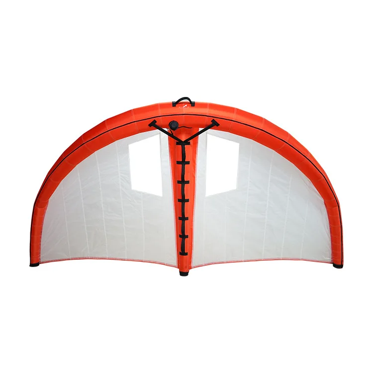 

New orange sea sports products wind wing board surfing kite inflable vela windsurf sail