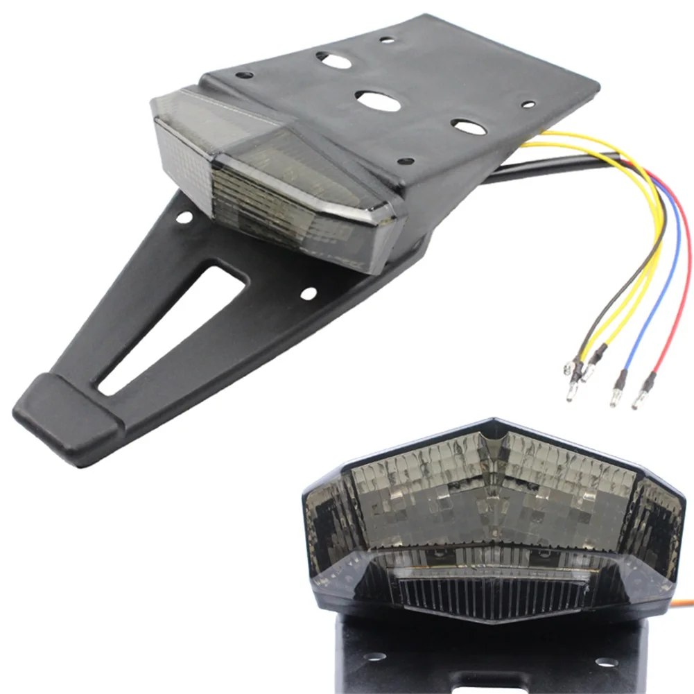 

Motorcycle ATV LED Rear Fender Taillight Tail Brake Stop Indicator Signal Lamp Turn Signal Light Enduro for Dirt Custom Bike