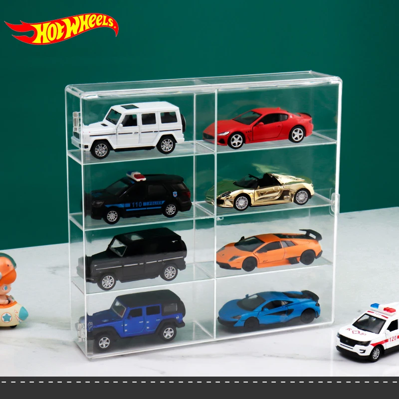 

Acrylic Display Box for Hot Wheels Tomica Matchbox Car Storage Box for Direcast 1/64 Voiture Educational Boys Toys for Children