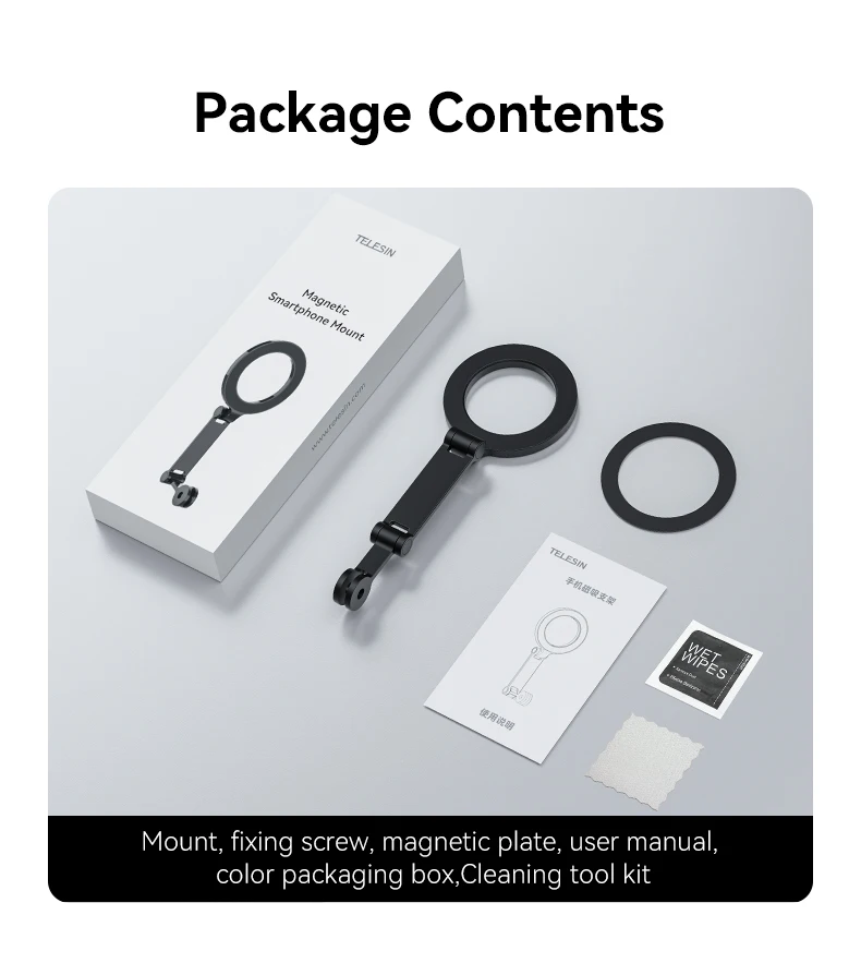 Mobile Phone Magnetic Stand For Iphone 16 15 14 13 12 Andriod Phone Two Claw Ada