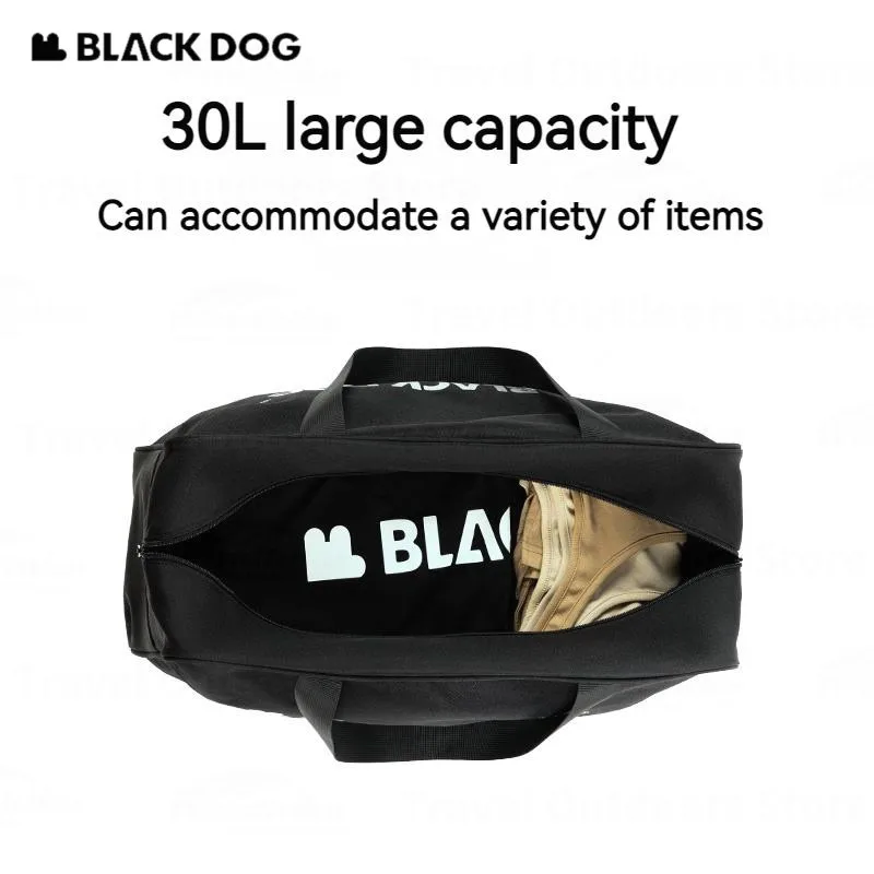 Naturehike BLACKDOG Camping Handbag Outdoor Portable Travel Waterproof Bag 30Lcapacity Sports Bag Ultralight Luggage Storage