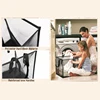 Foldable Laundry Basket Large Capacity Multifunctional Organizer Dirty Clothes Breathable Mesh Baskets for Travel and Home 6