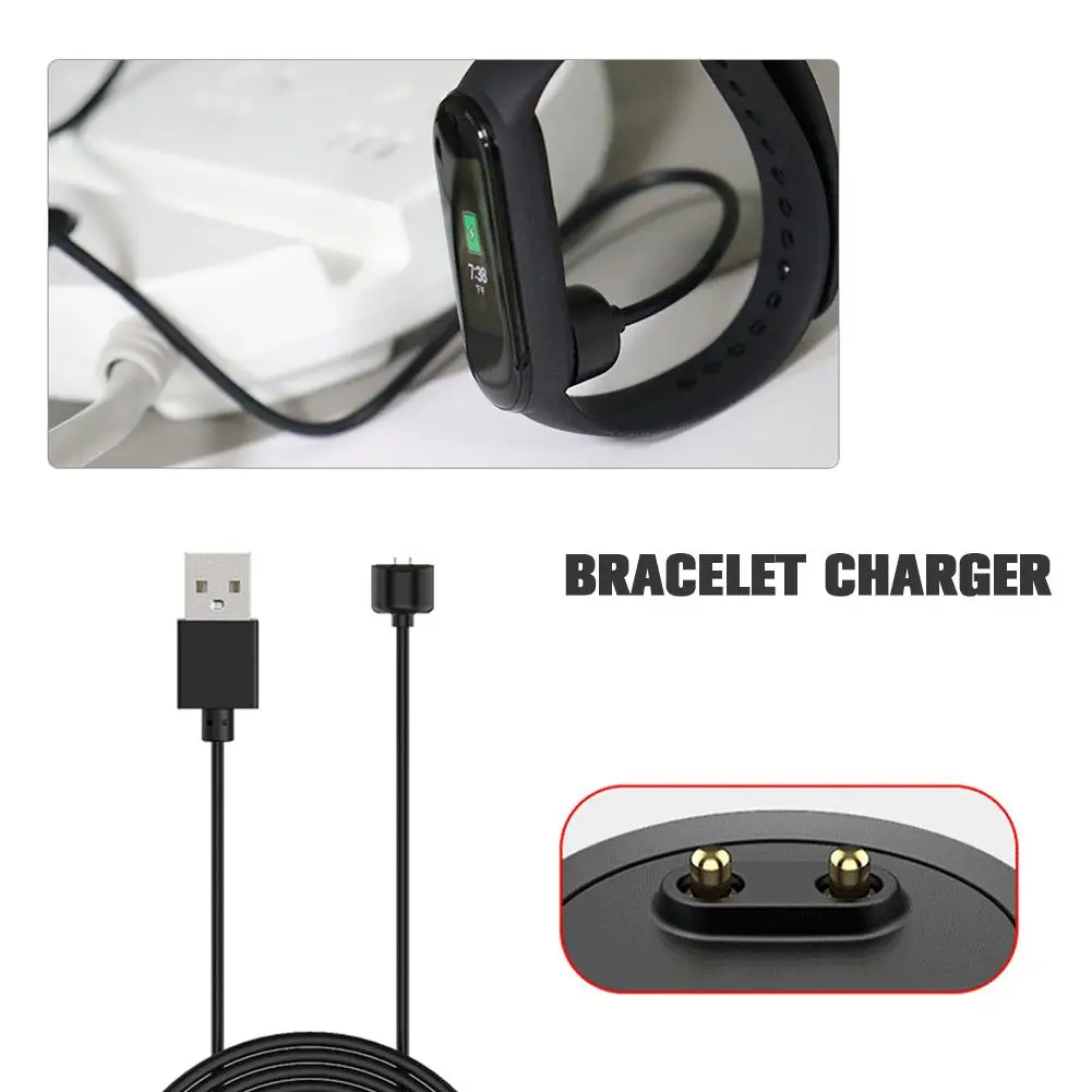 

USB Charger Cable for xiaomi M5/6/7 Bracelet Charger Smart Sports Watch Wristband Bracelet 7nfc Magnetic Charging Cable A4A8