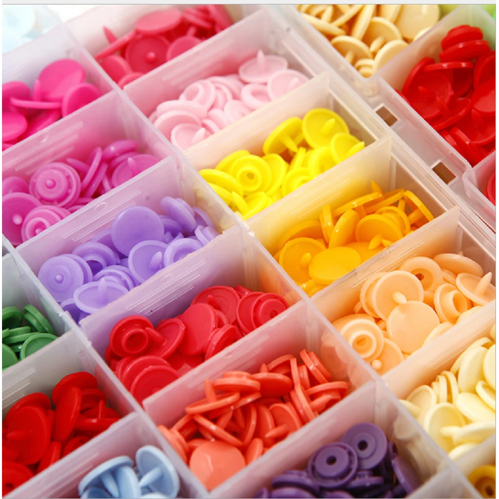 150 Stück komplette schöne Sets T5 Press Poppers Resin Snaps Befestigungselemente + Zangenwerkzeug – Detail 6