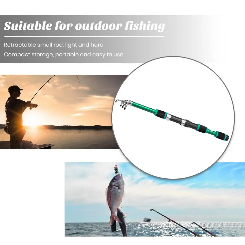 Telescopic Fishing Rod with Ergonomic Handle Portable Carp Spinning Rod  Retractable Fishing Pole Fishing Equipment