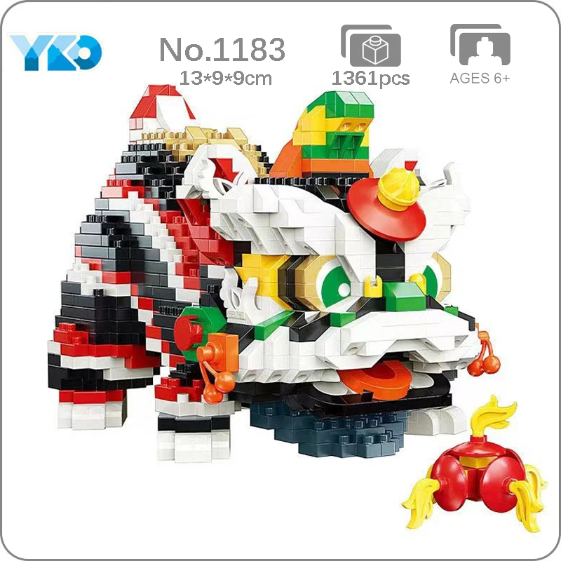 Yko Spring Festival Lion Dance Show Ball Chair Animal Pet