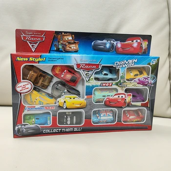 12pcs Disney Cars Back-Force Toy Set 1