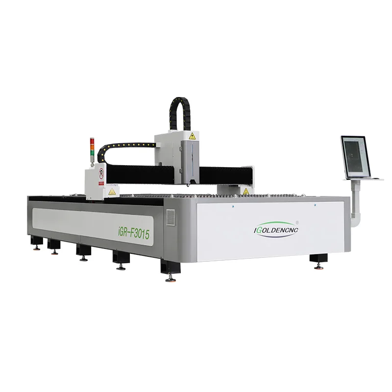 igoldencnc steel laser cutting machine metal 1000w fiber laser cutting machine metal laser cutter cnc 4