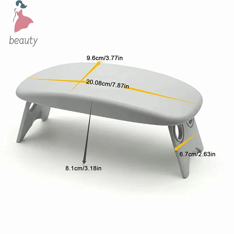 Folding Nail Hand Manicure Rest Arm Stand Pillow Cushion Holder Practice Salon Table Desk Armrest Sponge Support Mat Polish Tool nail art hand pillow nail hand rest nail arm rest nail art table mat nail art tool