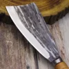 High hardness forging multi-functional firewood knife, forest logging knife, home splitting knife, bamboo knife, bone cleaver 6