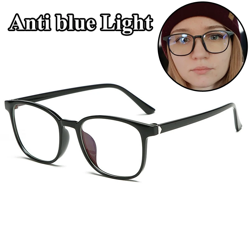 

Big Square Anti Blue Light Glasses Classical Trend Women Men Computer Goggles Glasses Transparent Optical Spectacle Eyeglass