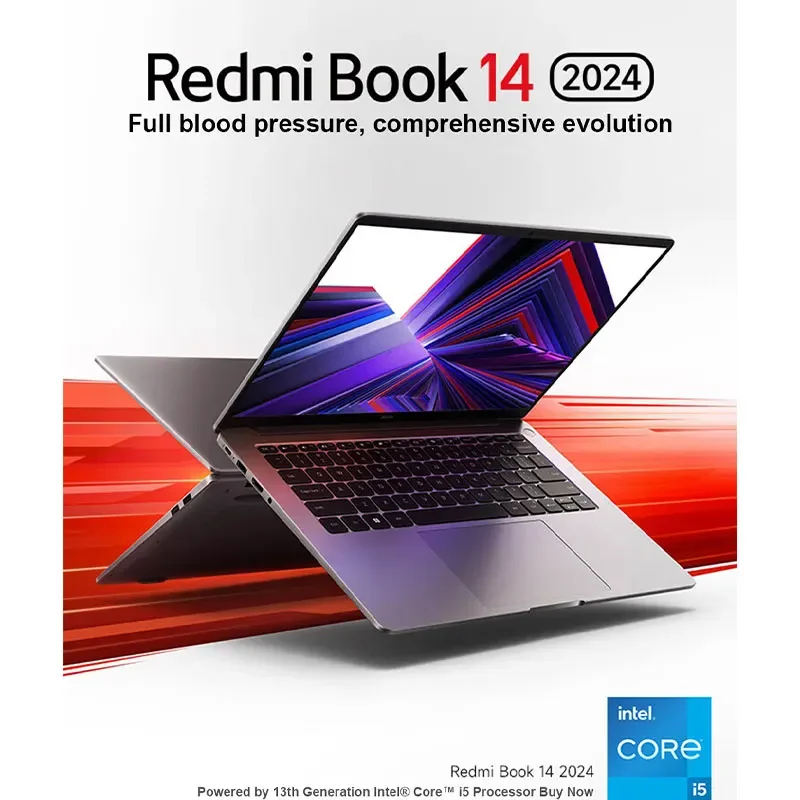 Xiaomi Laptop RedmiBook 14 Core i5-13420H Intel UHD Graphics 16GB LPDDR5 512GB/1T SSD 14-inch 60Hz IPS Screen Notebook PC New 2