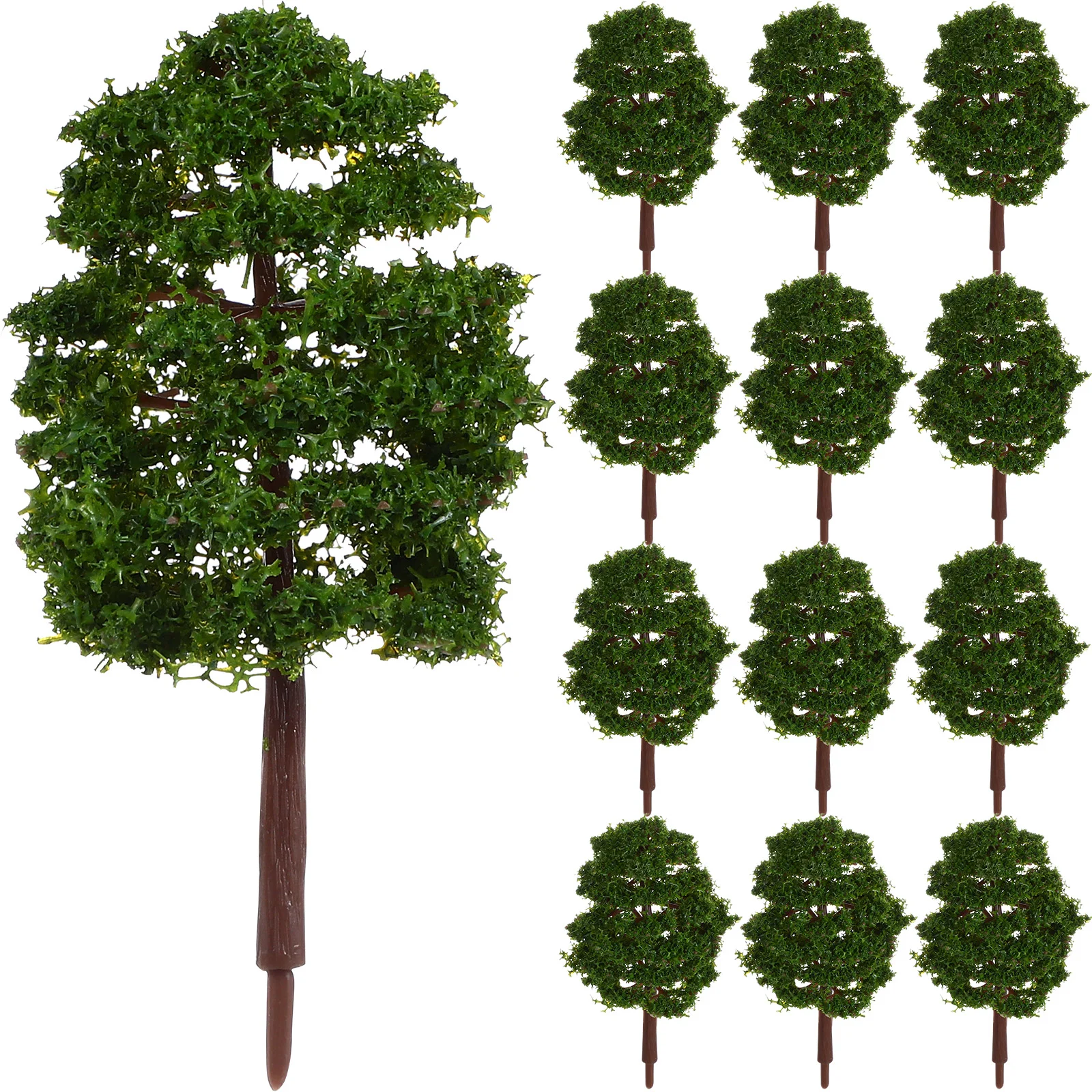 

9CM Scenery Landscape Artificial Shrubs Tree (Dark Green)