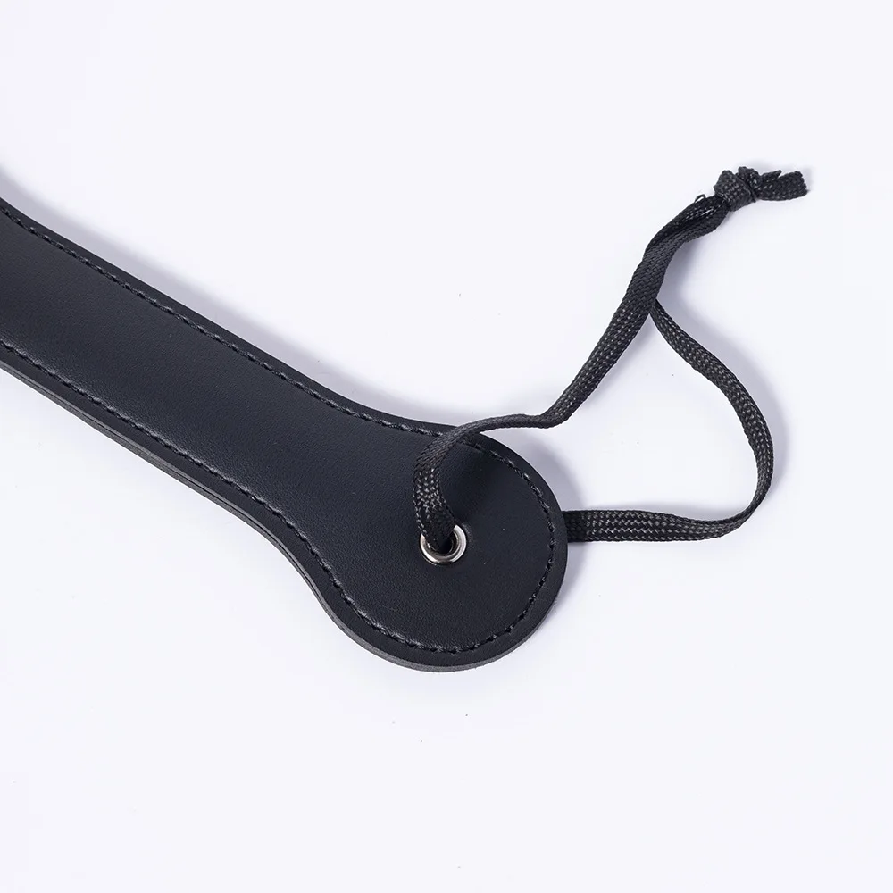 32CM Pu Leather Paddle, Tied bow tie Riding Crop Pu Leather Horse whip,Submissive,Flog Spank Paddle 3