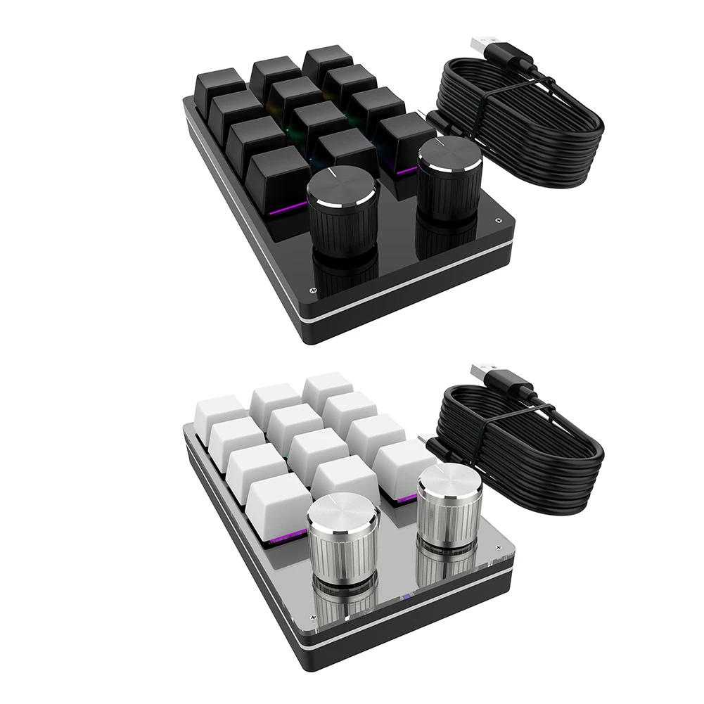 Enhanced Customizable Gaming Keyboard Keypad with Programmable Macro Keys and Hotswap Functionality