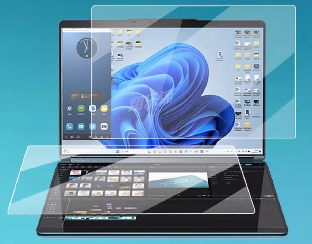 Schermo Lucido 13.3 + Protezione Per Schermo Piccolo Per Lenovo Yoga Book 9I 2023
