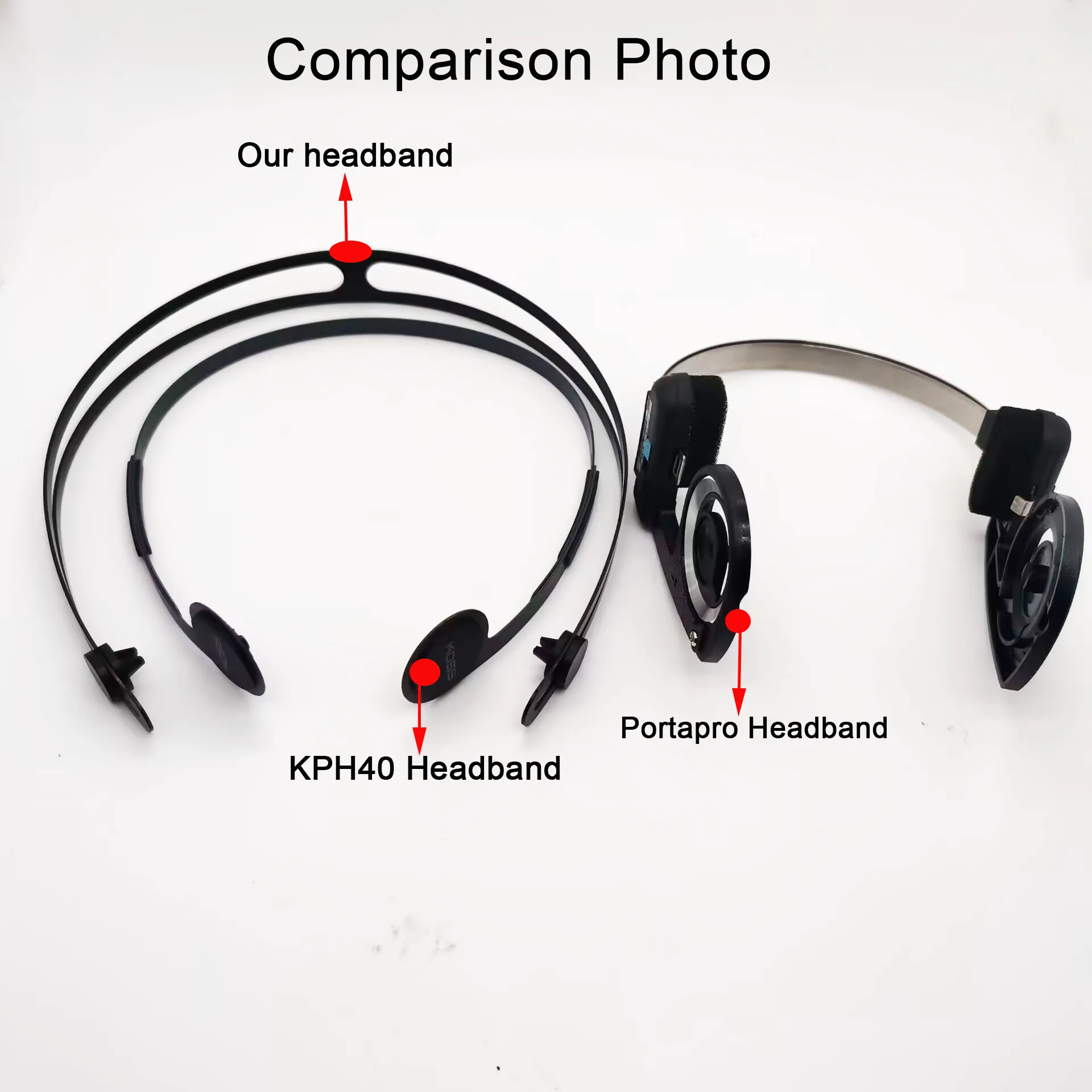 Headphone Headband for KOSS PP Portable Portapro Porta-Pro KSC75 KSC35 KPH40 Replacement Upgrade Metal Bracket Headband Parts