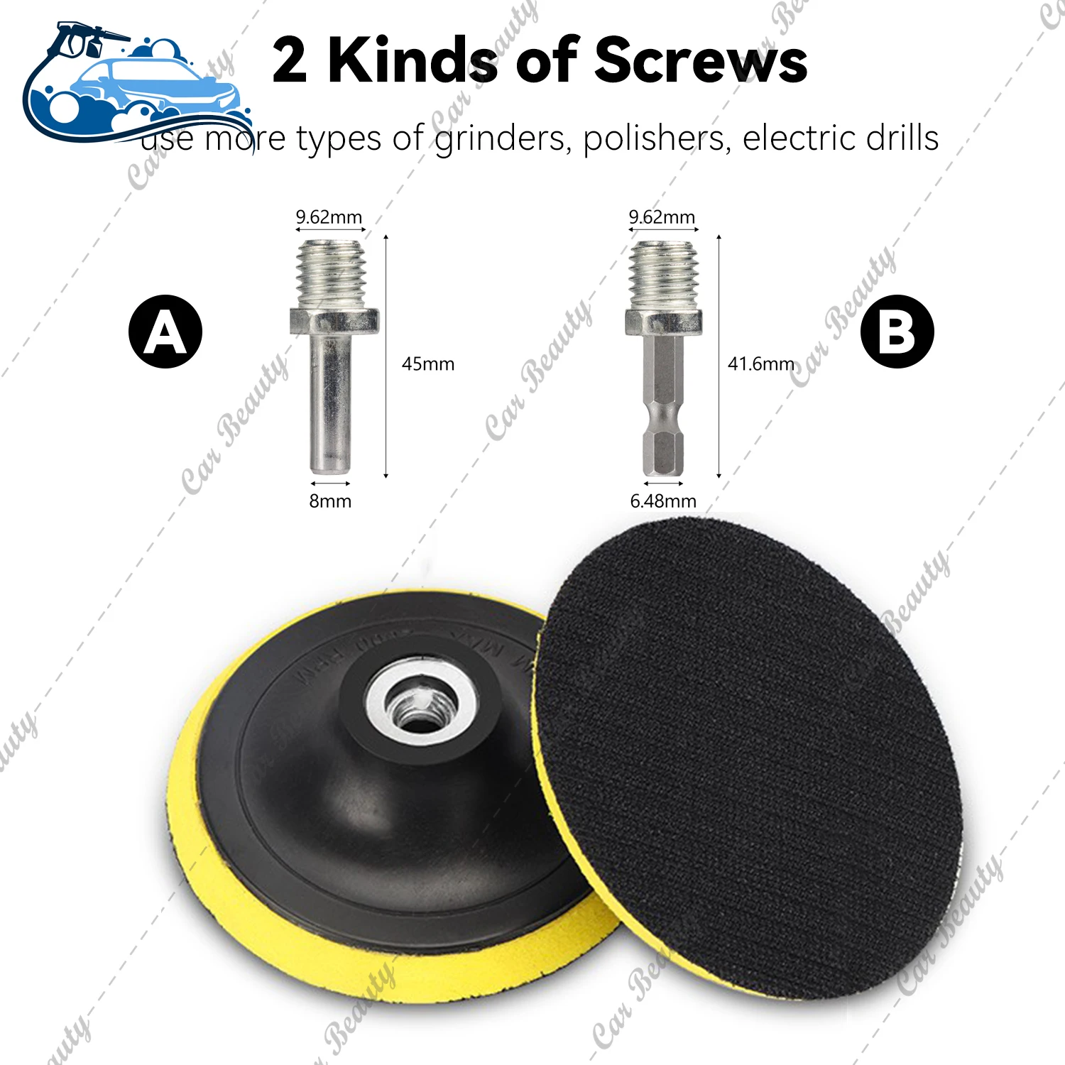 Dry / wet sanding sheet paper for headlight restoration scratch remove car detailing product round sandpaper disc grit 800-5000