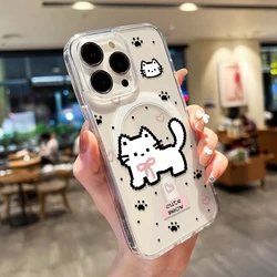 Charming Cat - Themed Phone Case with Magsafe Compatibility - Galaxy S23 Ultra (BD82)
