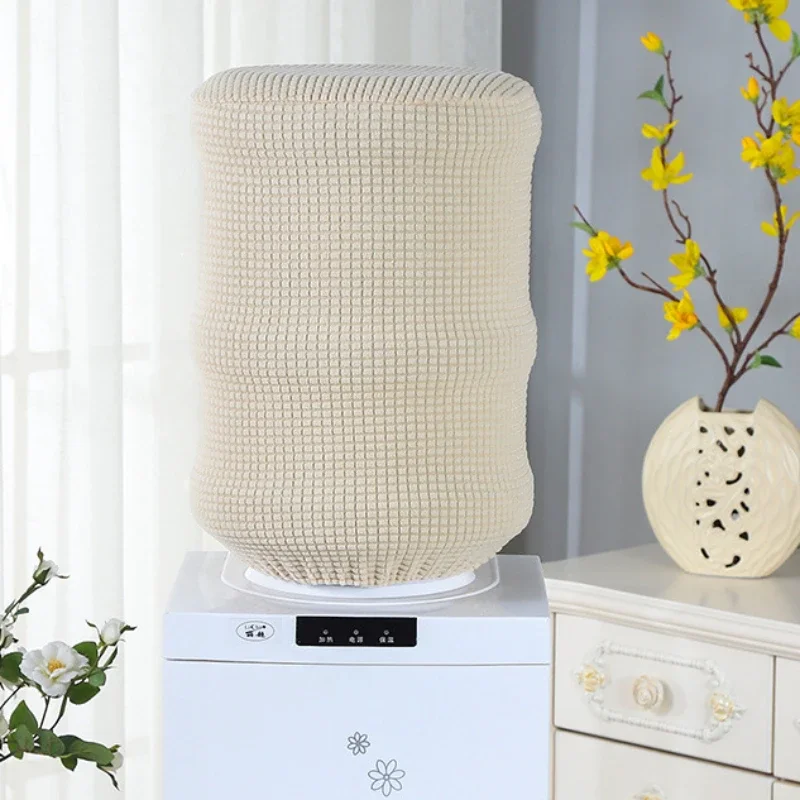 New Solid Knitted Drinking Fountains Barrels Water Dispenser Dust Cover Household Merchandises Protector Barreled Water Cover
