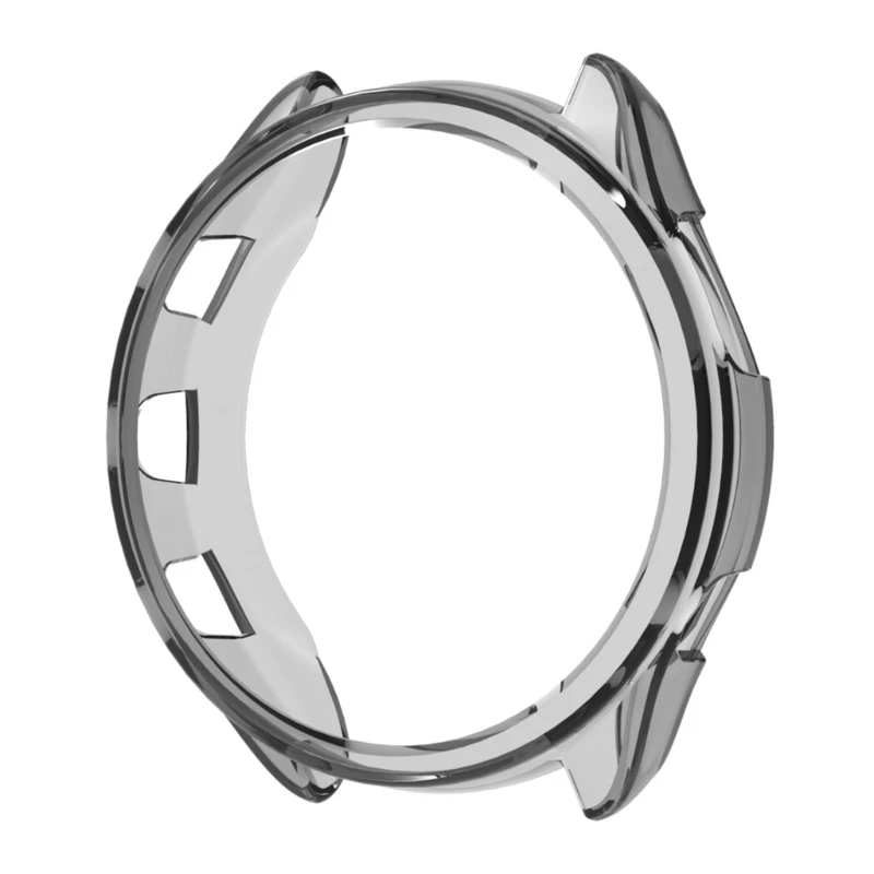 Clear Screen Protector Cover for Smartwatch - Protective Case with Full Edge Coverage & Shock-Resistant Bumper Shell