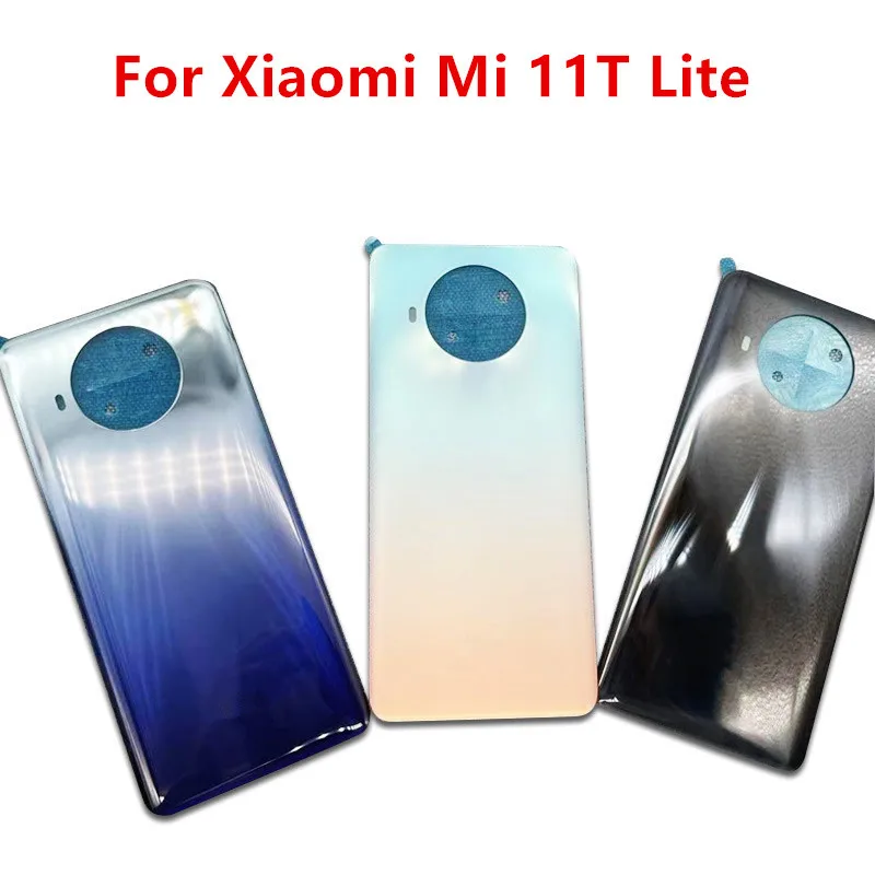 

10TLite Housing For Xiaomi Mi 10T Lite 6.67" Glass Battery Back Cover Repair Replace Door Rear Case + Logo