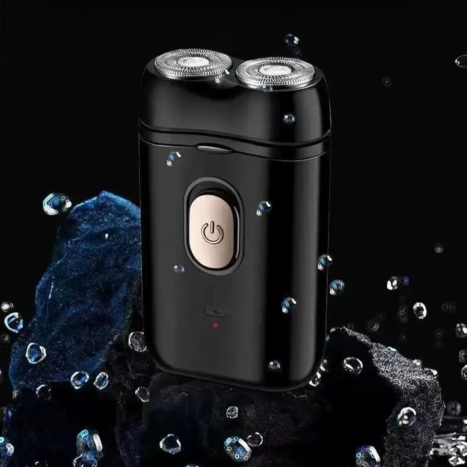 Shaving Tool Usb Rechargeable Portable Electric Shaver For Men Waterproof Mini Travel Rotary Razor_voghion.com