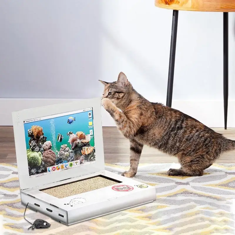 Cardboard Cat Scratcher Laptop Cats Scratch Board Durable Board Pads