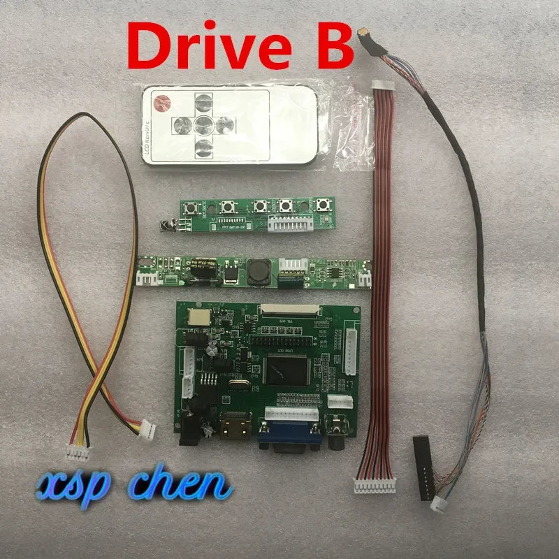 9.7 "inch 1024*768 HD scherm 4:3 LCD Controller LP097X02 LTN097XL01 monitor driver board HDMI VGA 2AV voor Raspberry Pi