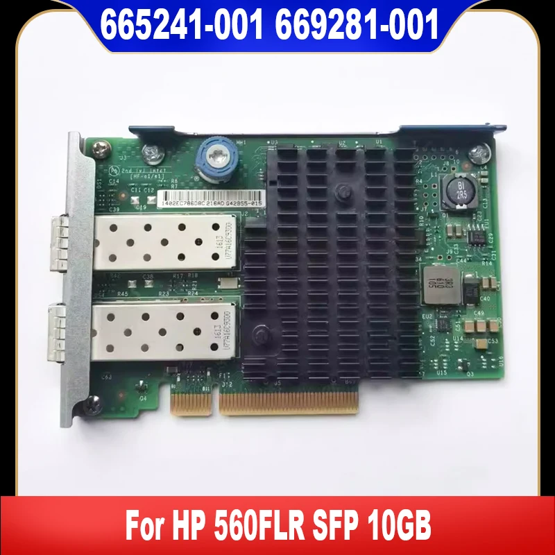 

665241-001 669281-001 For HP 10GB G8 G9 Dual-Port Gigabit Network Card 560FLR SFP High Quality Replacement Parts