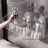 Multi-functional Bathroom Shelf with Suction Cup, No Drilling Needed Shower Caddy for Shampoo Conditioner Soap Razors 1
