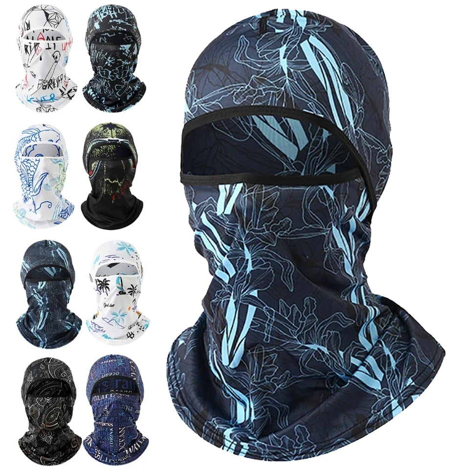 

Cycling Balaclava Unisex Ice Silk Anti-UV Breathable Headwear Neck Guard Outdoor Running Hiking Climbing Cool Facemask