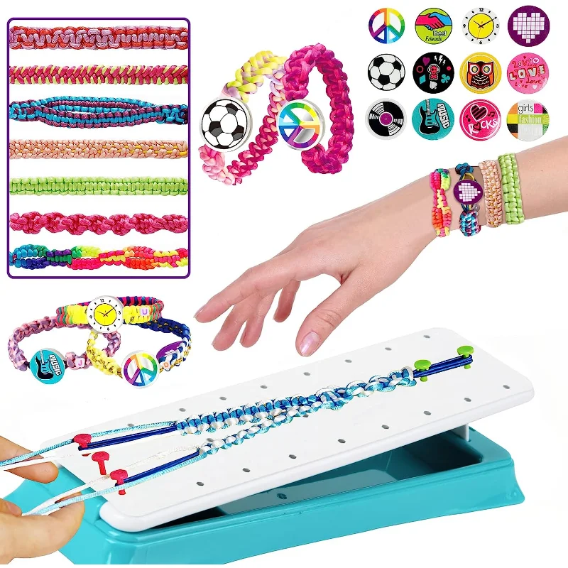 Bracelets Make Your Own Craft Set Children Friendship DIY Jewellery Craft Girls Friendship Bracelet Beads Colourful Bracelet Kit
