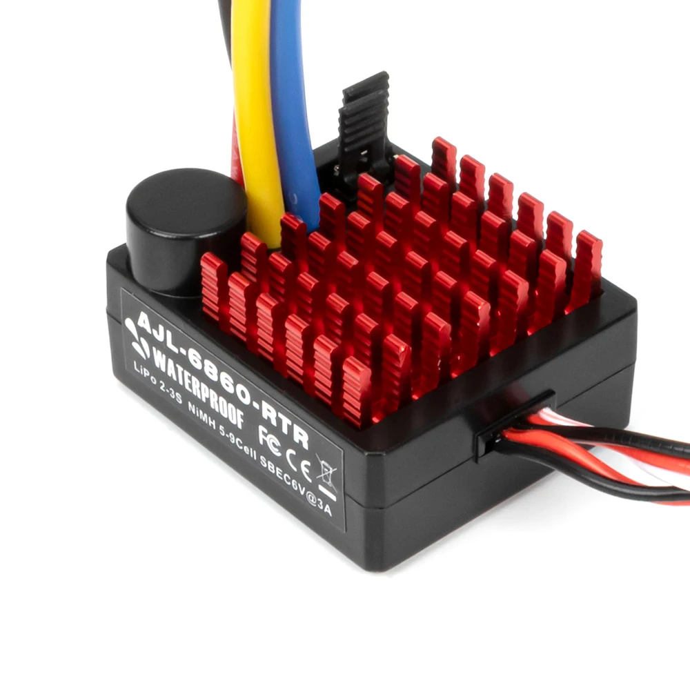 Waterproof 60A ESC Brushed Electronic Speed Controller for 1
