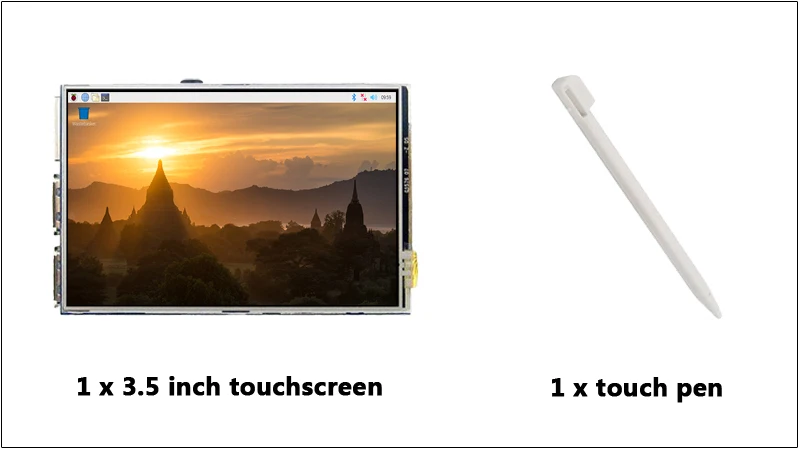 tela sensível ao toque 480*320 lcd acrílico
