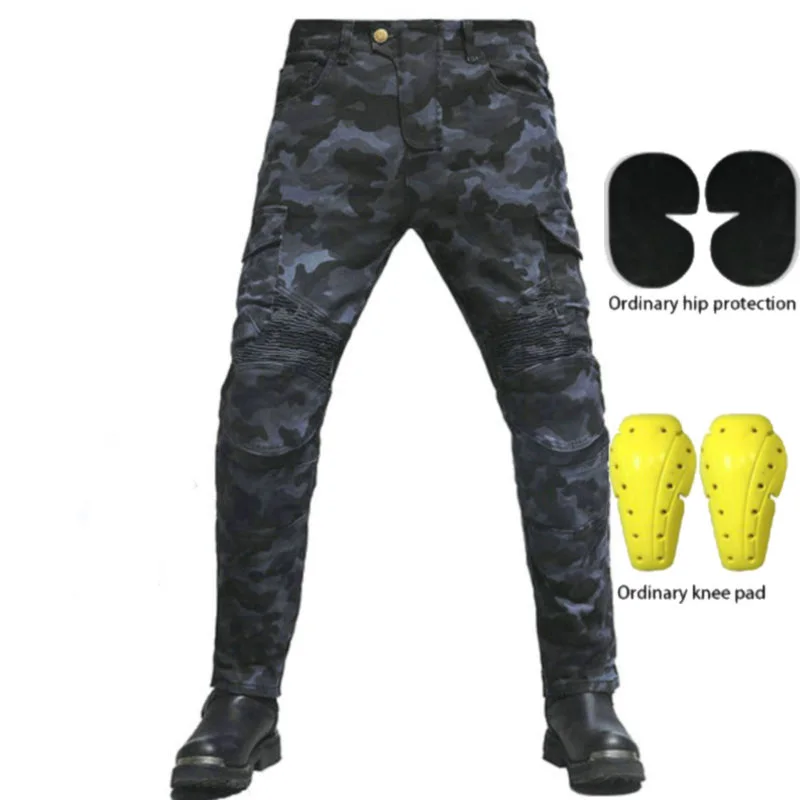 2022 Camouflage Men Motorcycle Riding Pants Biker Jeans Motocross