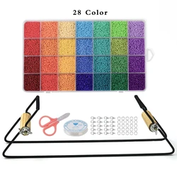 Creative Metal Bead Loom Kit for Jewelry and Bracelet Crafting (Set C)