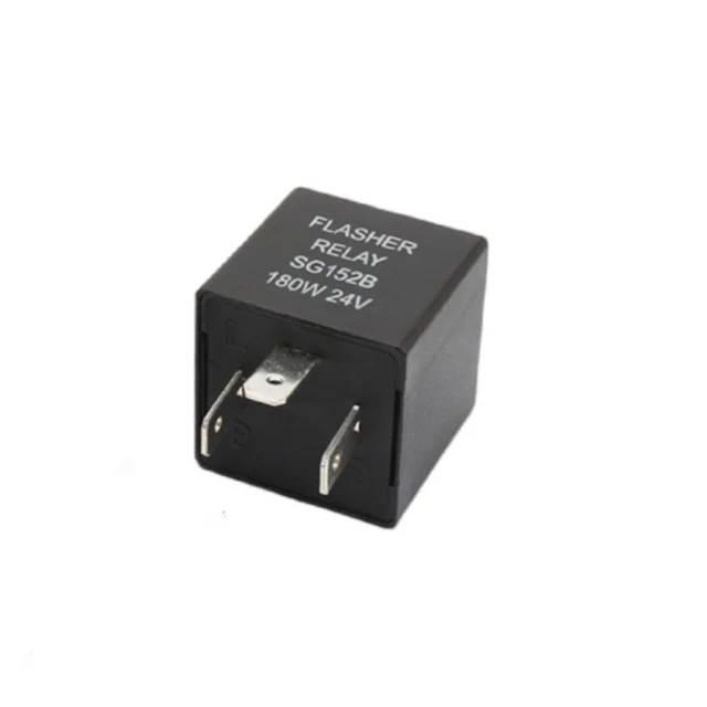 Car Flasher Relay Turn Signal 12V 24V Car Motorcycle Steering Relay 3
