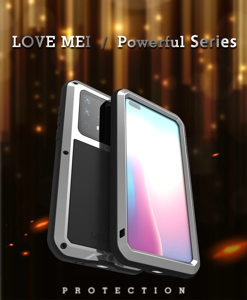 

Love Mei Powerful Case For Huawei P40 P30 Shock Dirt Proof Water Metal Armor Cover Phone Case For Huawei P40 P30 Pro Cases