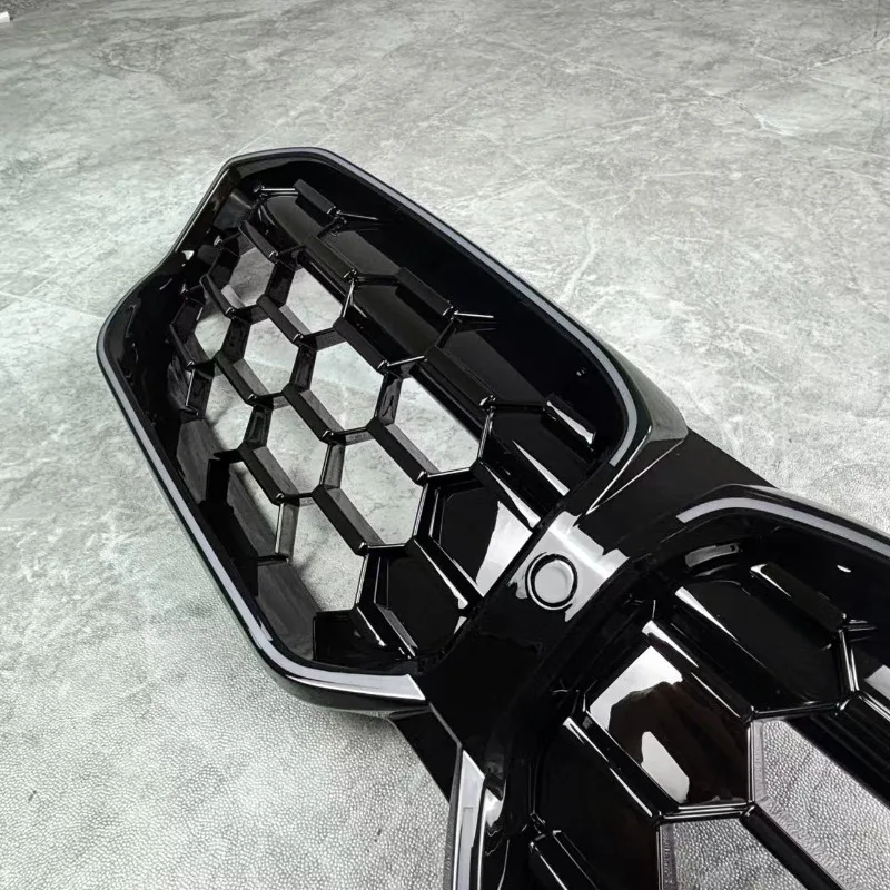 BMW 3 시리즈 G20 G21 LCI 2023-2025 320i 320d 330i 330d 330e M340i M340d용 LED 라이트 프론트 키드니 그릴 블랙 그릴