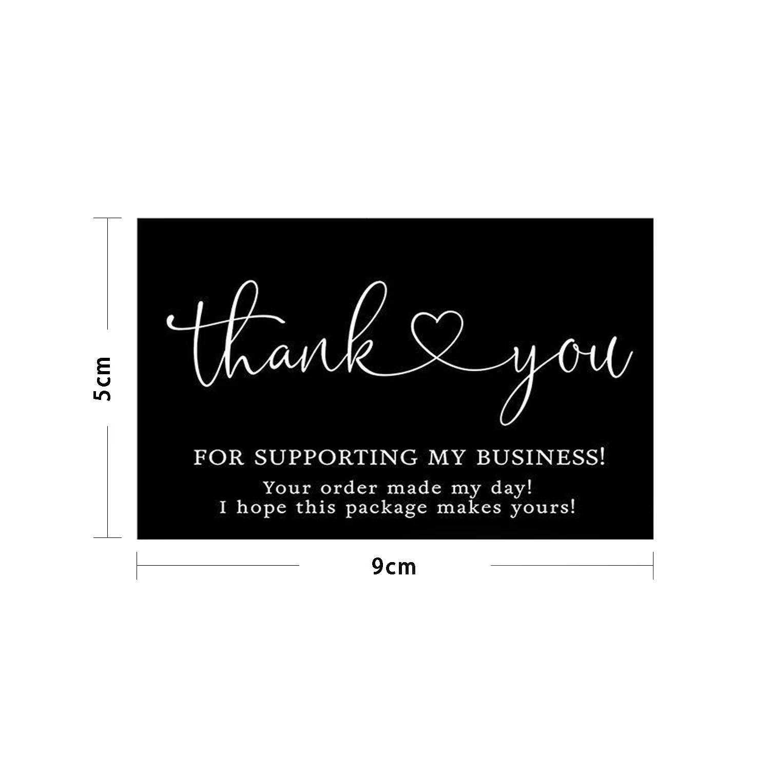 Thank You Cards Small Business 2 x 3.5 Inches Thank You Cards For Small Business, 50PCS for Your Order