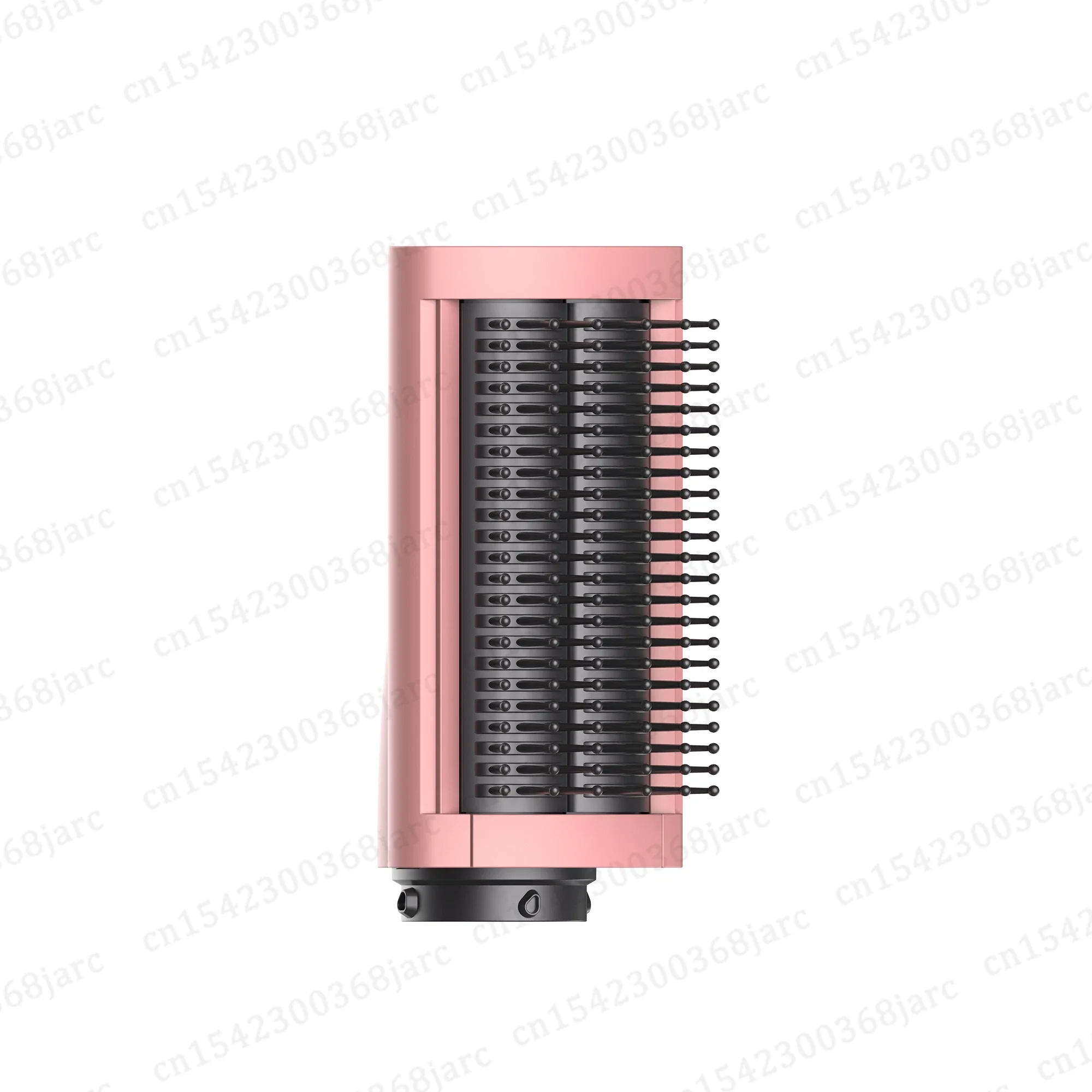 Versatile Hair Styling Nozzle with Multi-Function Curler and Smoothing Brush Attachment