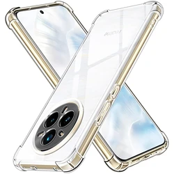 Custodia Shockproof in TPU Trasparente con Angoli Rinforzati