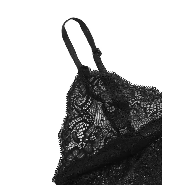 Ensemble pyjama en satin pour femmes, haut en dentelle et short, lingerie sexy, vêtements de nuit 2 pièces, vêtements de nuit respirants d'été, noir et rose