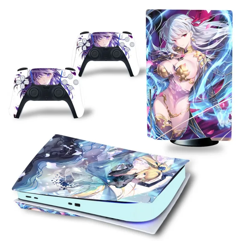 Per Ps5 Console Skin Disc Edition Gaming Control Skin Controller Manette Ps5 Accessoire Compatibile Con Accessori Ps5 Deco