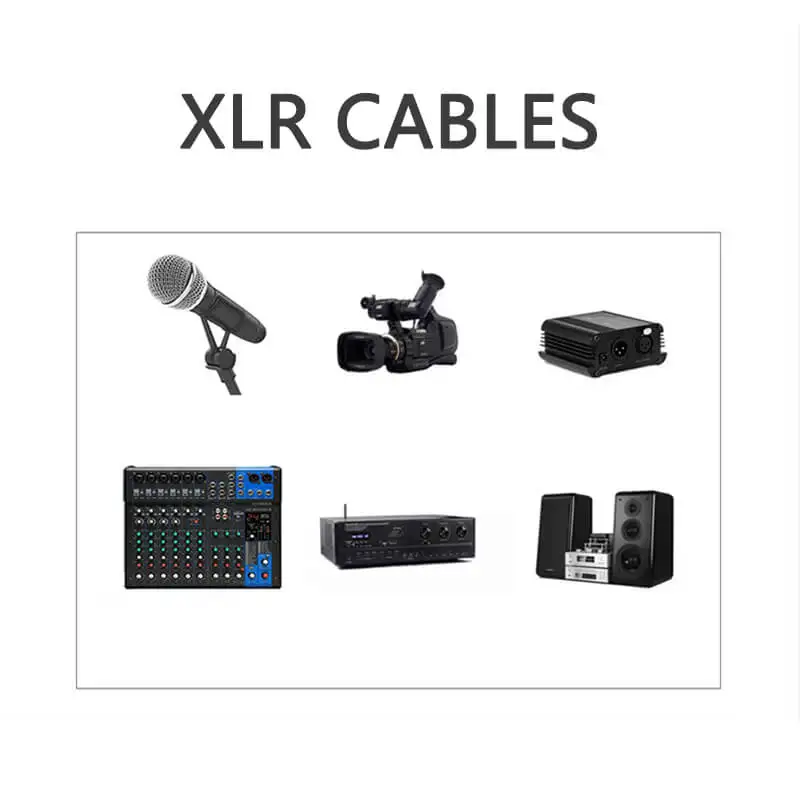 XLR 수-XLR 암-암 XLR 오디오 입력 출력 익스텐션, XLR 수-수 마이크 믹서, 캐논 오디오 케이블